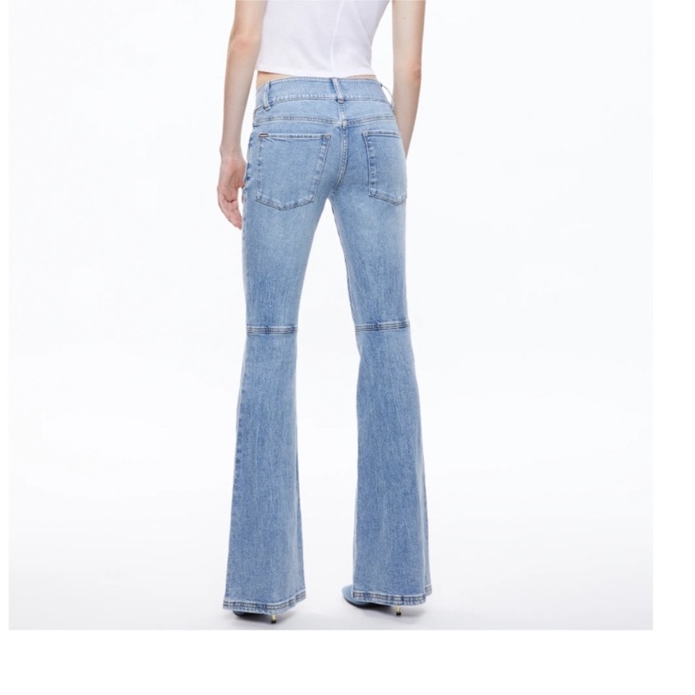Alice and Olivia Stacey low rise bell bottom jeans Size 27 NWT